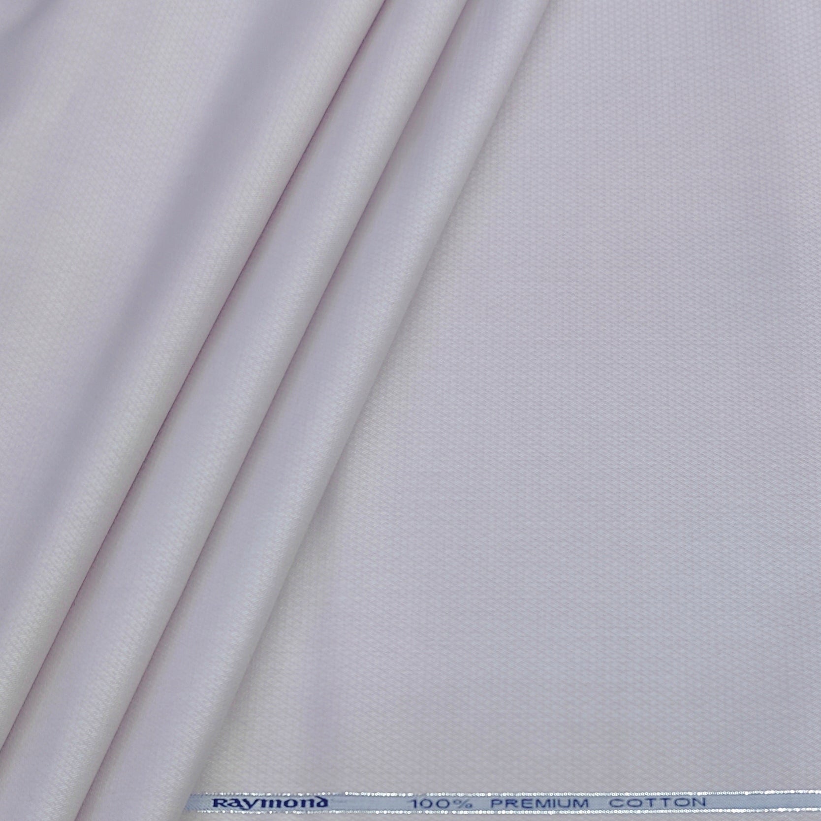 Shirt Fabric Raymond 100% Giza Cotton Jacquard Colour Fair Lavender